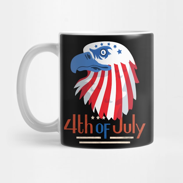 4th of July Eagle by Wine4ndMilk